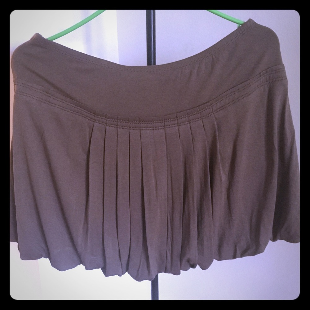 BCBG Bubble hem mini skirt